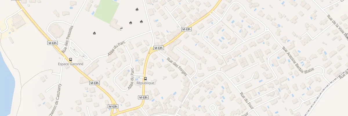 Plan du 10 Rue des Forges à Toulouse