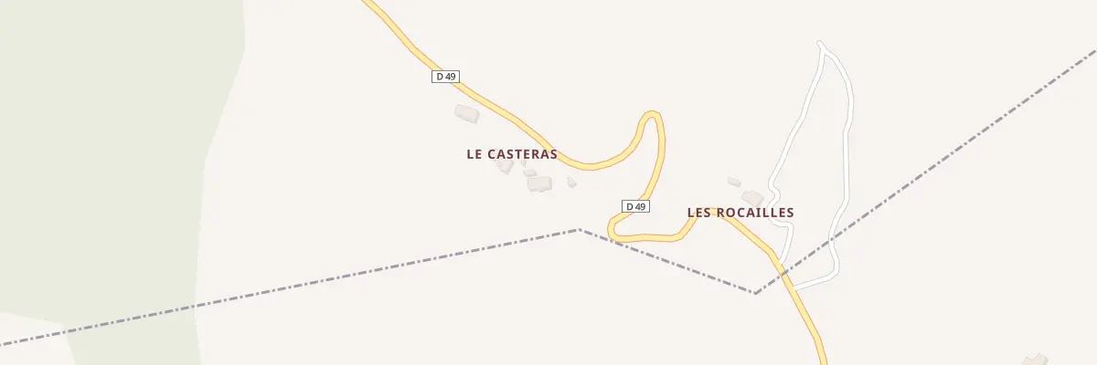 Plan du 22 Casteras à La Bastide-de-Sérou