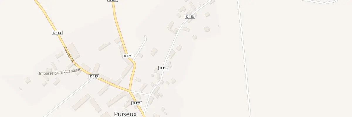 Plan du 10 Rue du Point du Jour à Puiseux