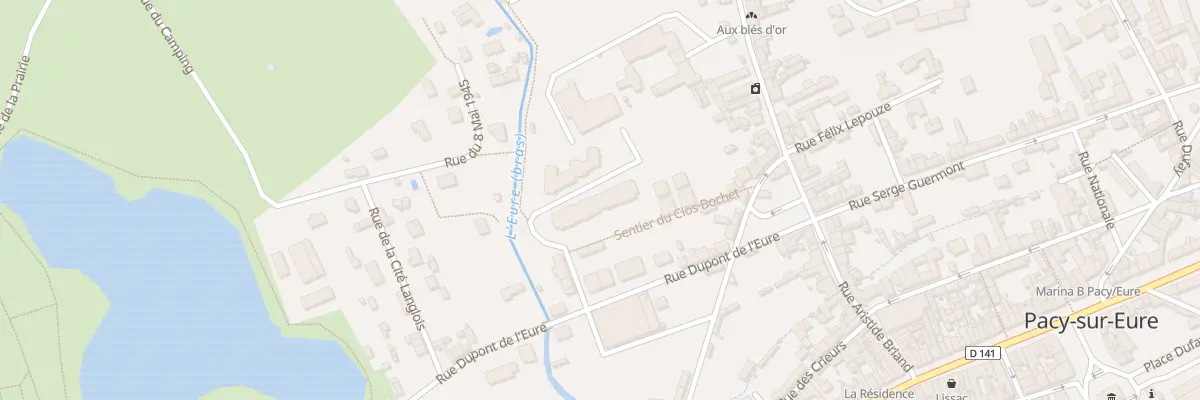 Plan du 2 Rue du Faubourg à Pacy-sur-Eure