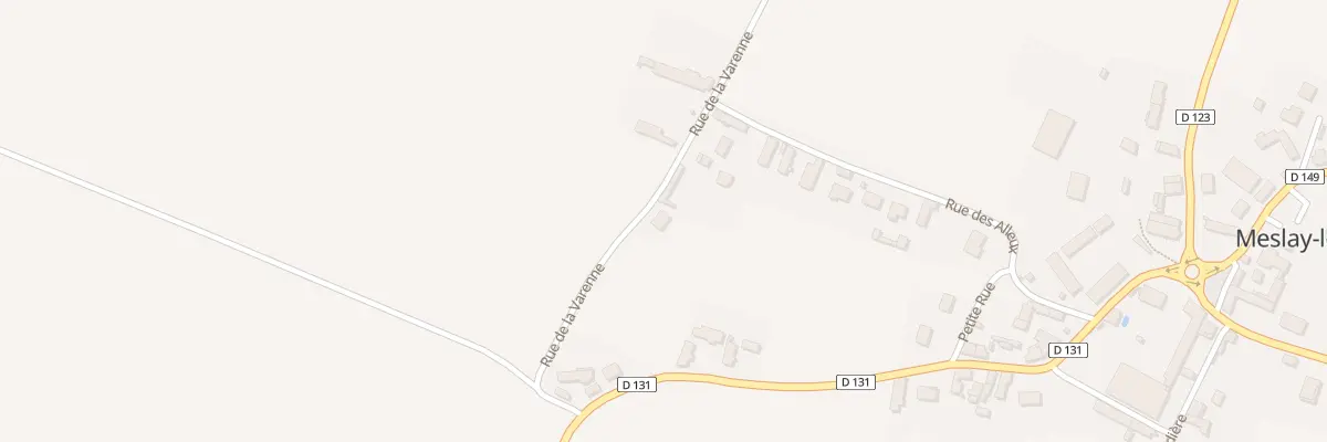 Plan du 6 Rue de la Varenne à Meslay-le-Grenet