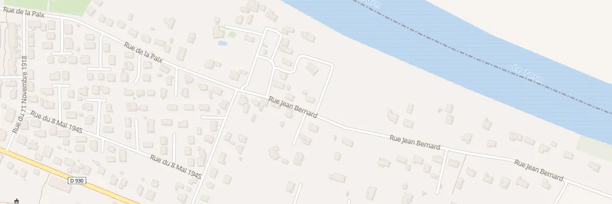 Plan du 101 Rue Jean Bernard à Labastide-Saint-Pierre