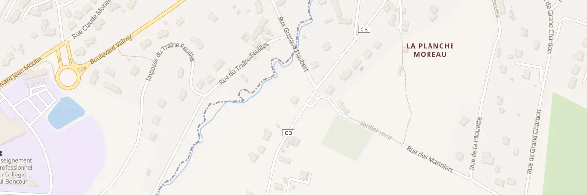 Plan du 628 Rte de Beauval à Seigy