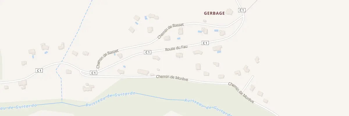 Plan du 828 Rte du Fau à Corbarieu