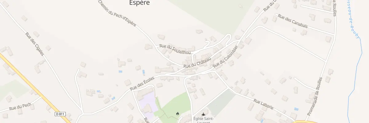 Plan du 26 Rue du Château à Espère