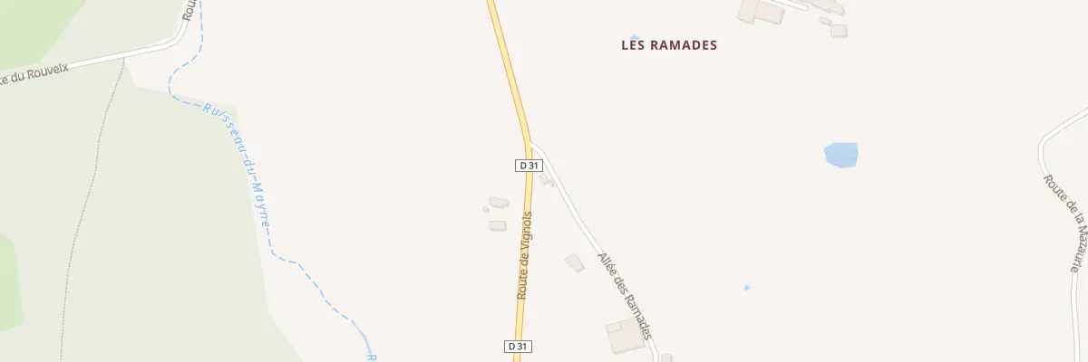 Plan du 38 All des Ramades à Saint-Sornin-Lavolps