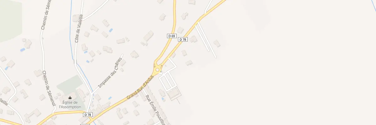 Plan du 70 Rte de Cos à Lamothe-Capdeville
