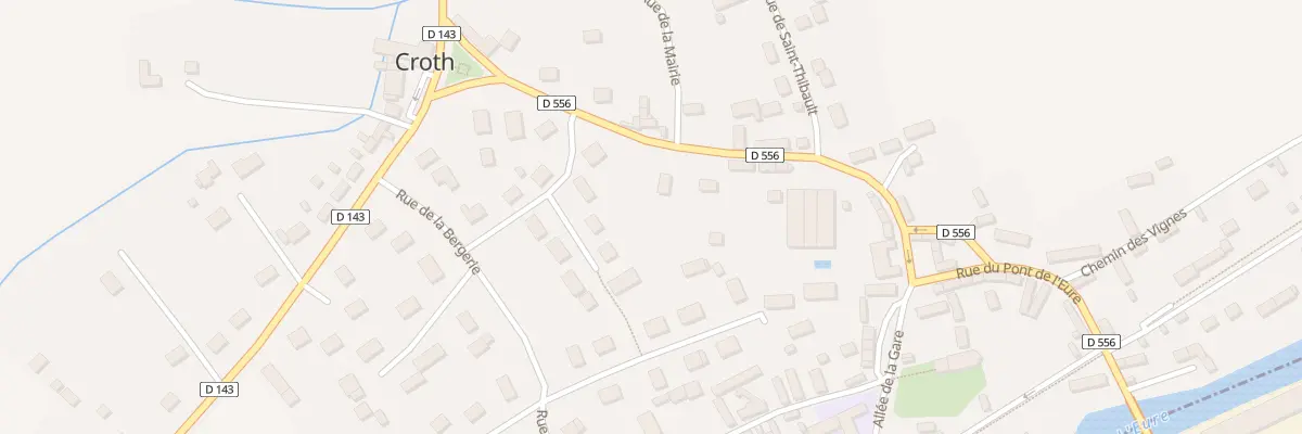 Plan du 2 Rue de la Mairie à Croth