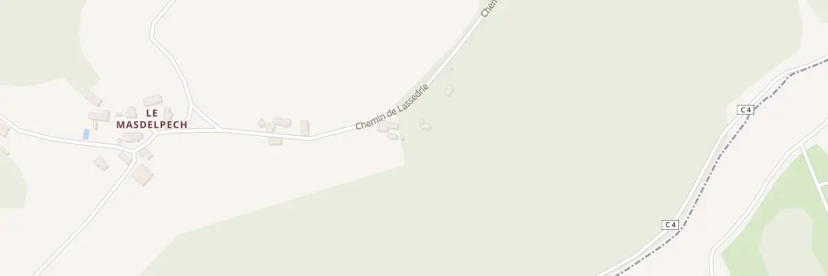 Plan du 260 Chem de Lassedrie à Concorès