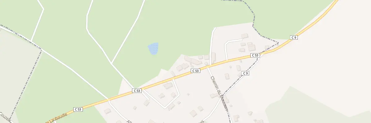 Plan du 68 Rte de Laubaudie à Eyjeaux
