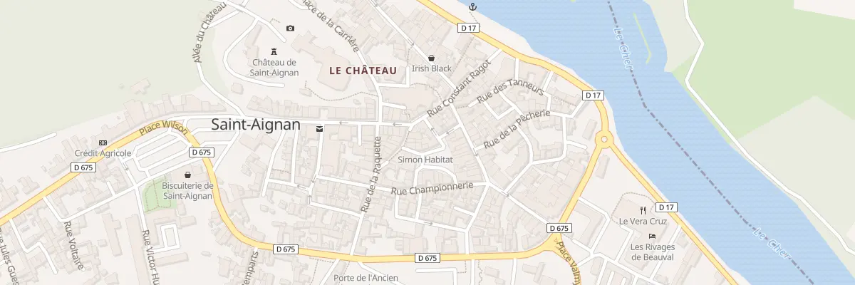 Plan du 7 Pl de la Paix à Saint-Aignan