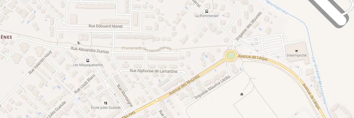 Plan du 3 Rue Alexandre Dumas à Montauban