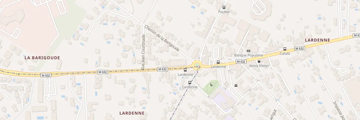 Plan du 286 Av de Lardenne à Toulouse