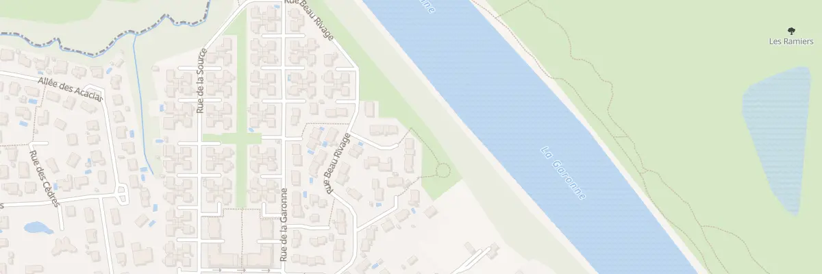 Plan du 7 Imp du Ruisseau à Beauzelle