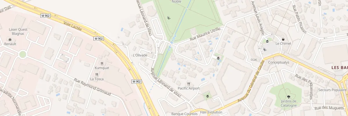 Plan du 25 Rue Joan Miro à Blagnac