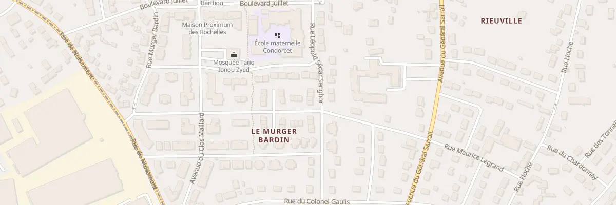 Plan du 11 Rue Leopold Sedar Senghor à Vernouillet