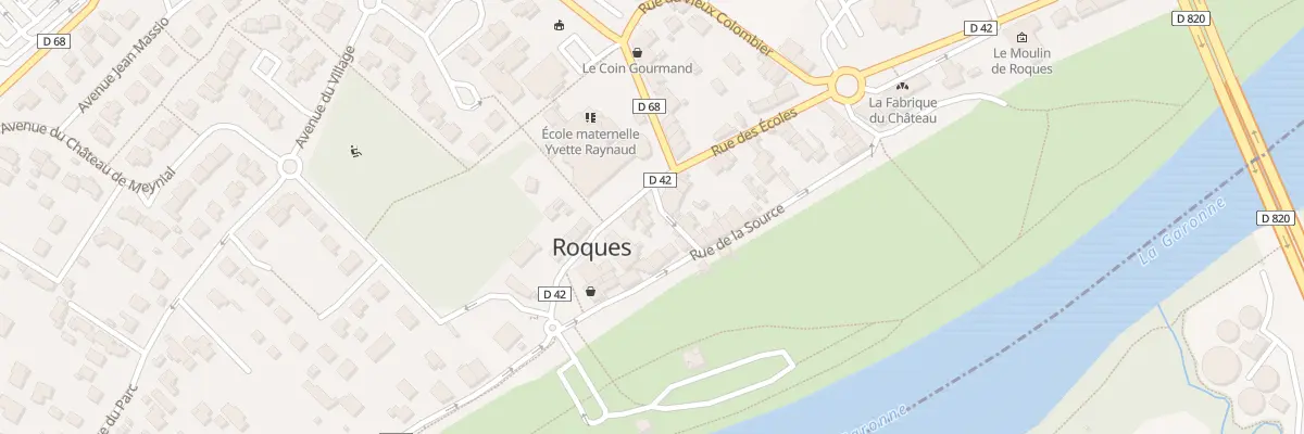 Plan du 5 Rue des Geraniums à Roques