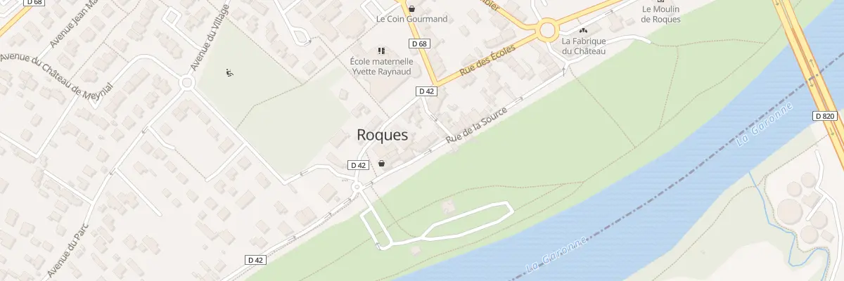 Plan du 9 Rue de la Source à Roques