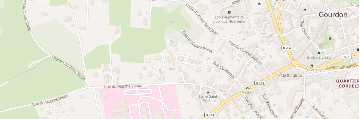 Plan du 10 Rue Maître Pierre à Gourdon