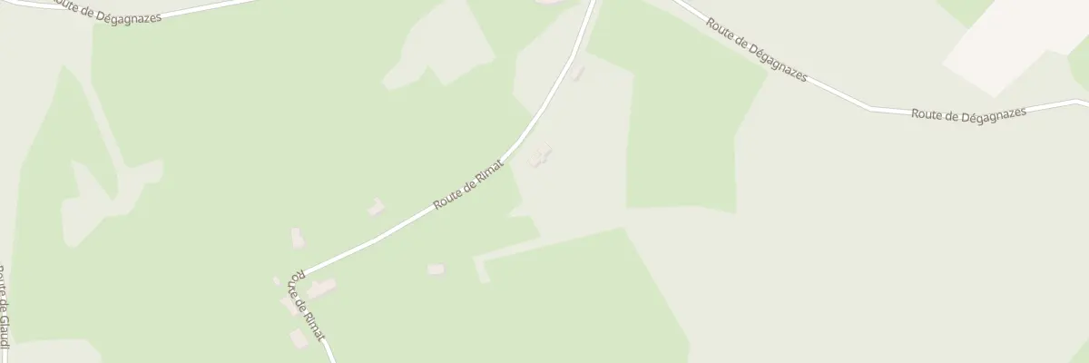 Plan du 416 Rte de Rimat à Uzech