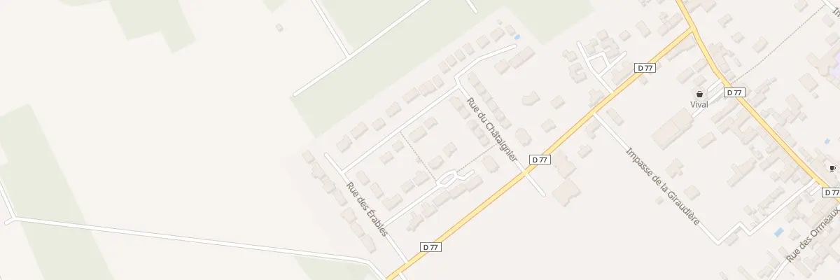 Plan du 8 Rue des Mûriers à Cellettes