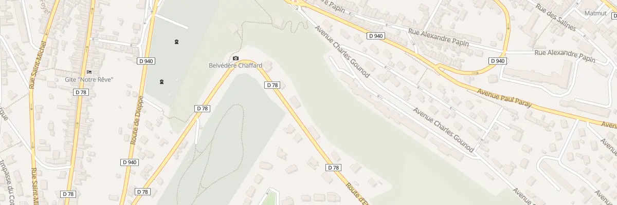 Plan du 9003 Rte d’Etalondes au Tréport