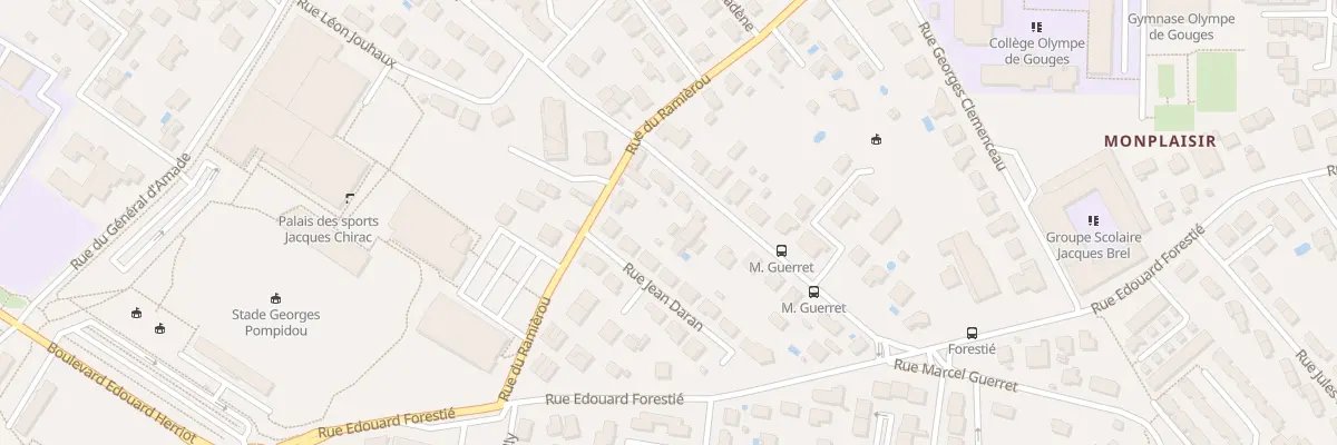 Plan du 690 Rue Marcel Guerret à Montauban