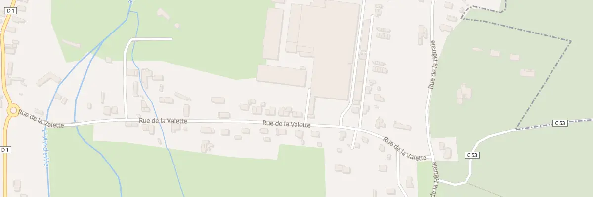 Plan du 39 Rue de la Valette à Perriers-sur-Andelle