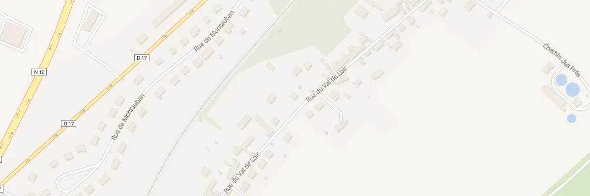 Plan du 40 Rue du Val de Loir à Bonneval