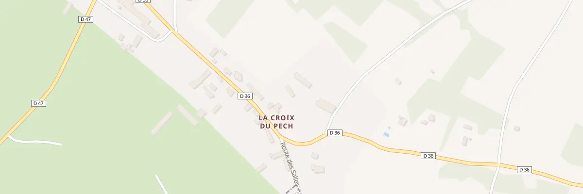 Plan du 5070F Croix de Pech à Fajoles
