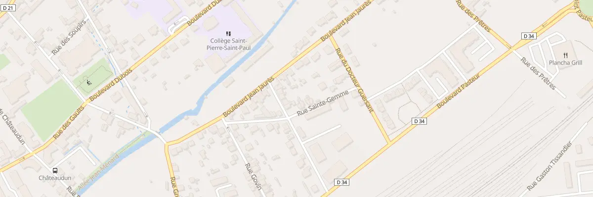 Plan du 15 Rue de Sainte Gemme à Dreux
