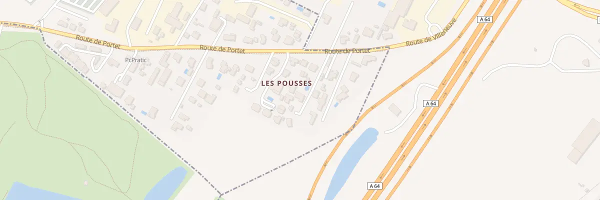 Plan du 136 Rte de Portet à Villeneuve-Tolosane