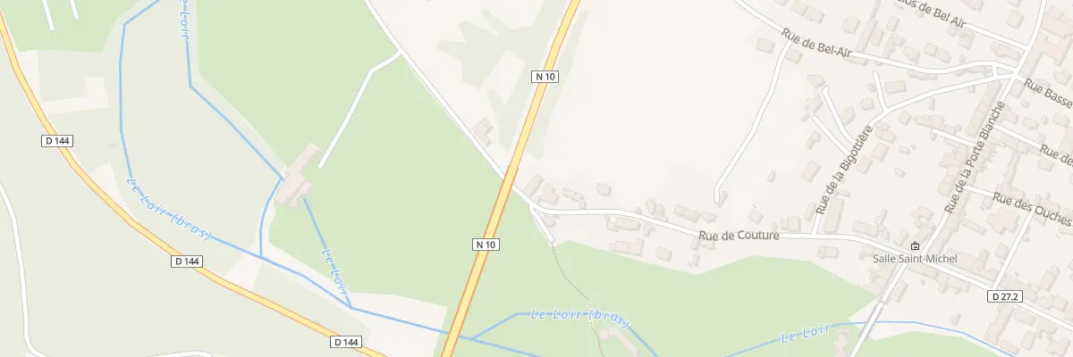 Plan du 36 Rue de Couture à Bonneval