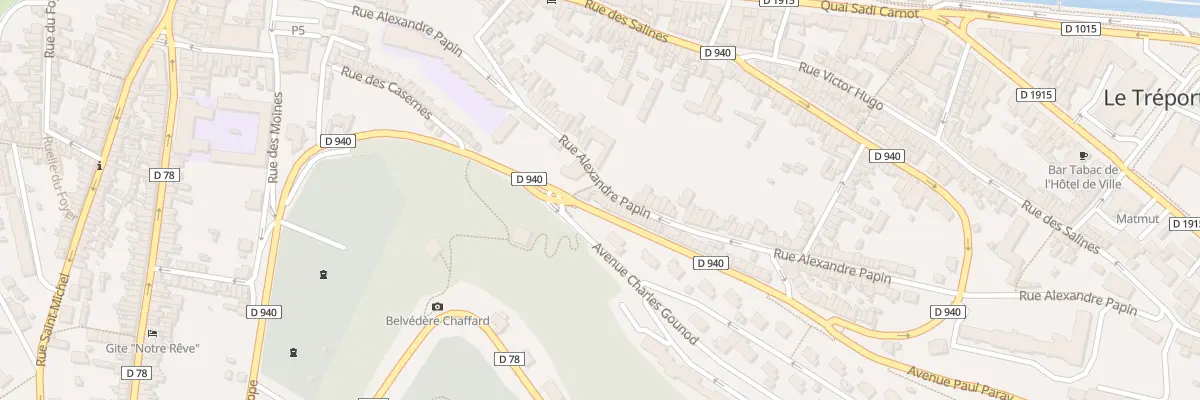 Plan du 83 Rue Alexandre Papin au Tréport