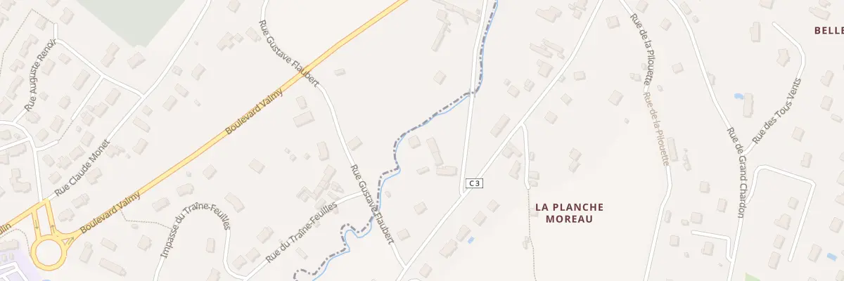 Plan du 12 Rue de la Touzellerie à Seigy