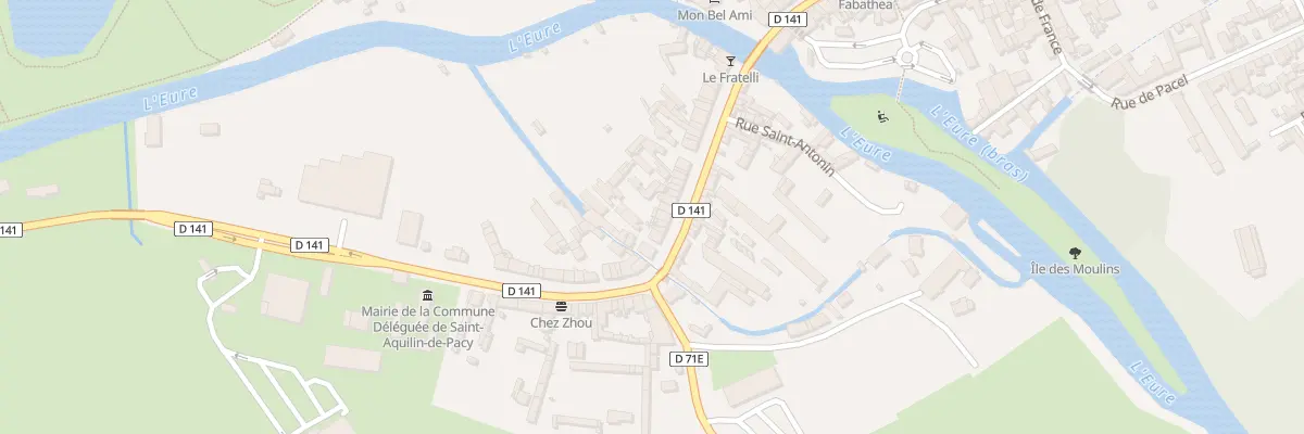 Plan du 38 Rue Marcel Moisson à Pacy-sur-Eure