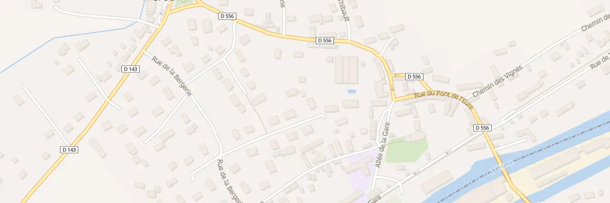 Plan du 17 Rue de la Bergerie à Croth