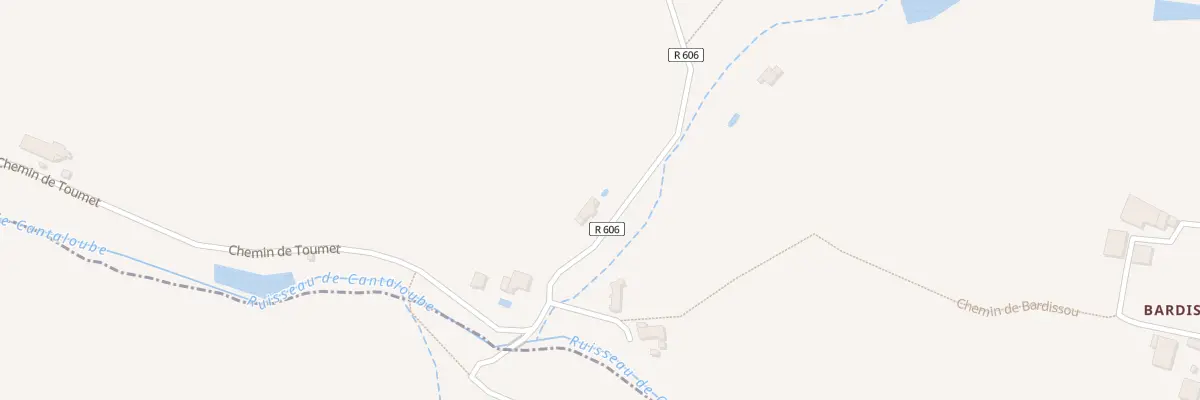 Plan du 1202 Che des Treilles à Montauban