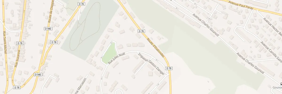 Plan du 2 Rue Jules Noel au Tréport