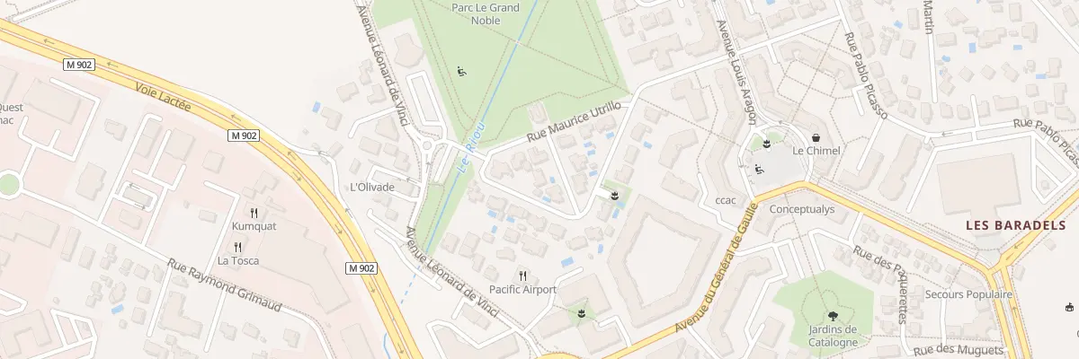 Plan du 10 Rue Joan Miro à Blagnac