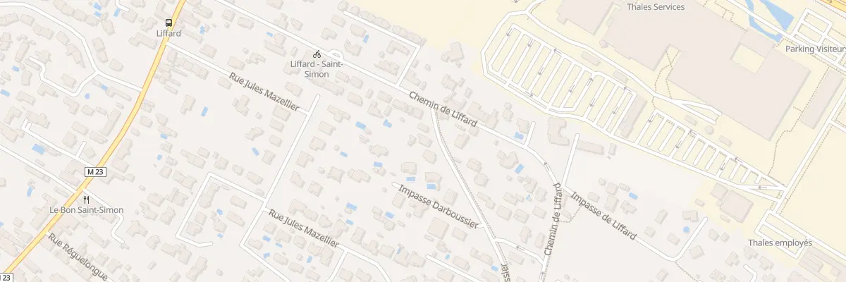 Plan du 41 Rue Darboussier à Toulouse
