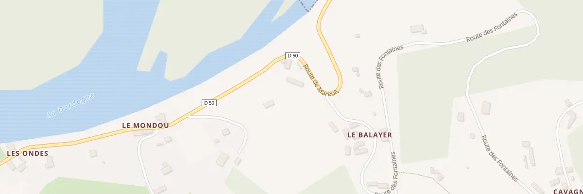 Plan du 1408 Rte de Mareuil à Saint-Julien-de-Lampon