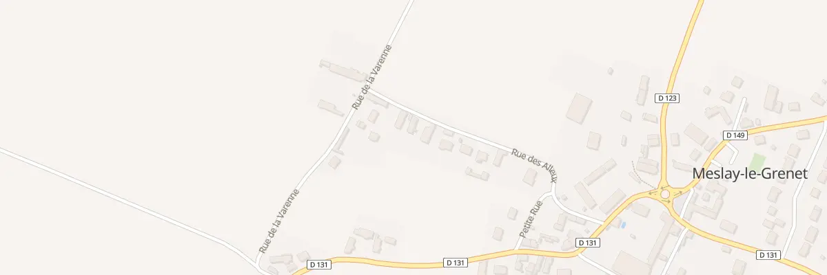 Plan du 11 Rue des Alleux à Meslay-le-Grenet