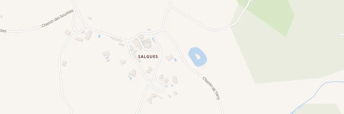 Plan du 1027 Chem de Salgues à Labastide-Marnhac
