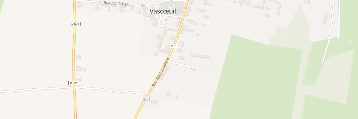 Plan du 33 Rue des Canadiens à Vascœuil