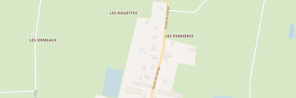 Plan du 35 Rte de Feings à Oisly