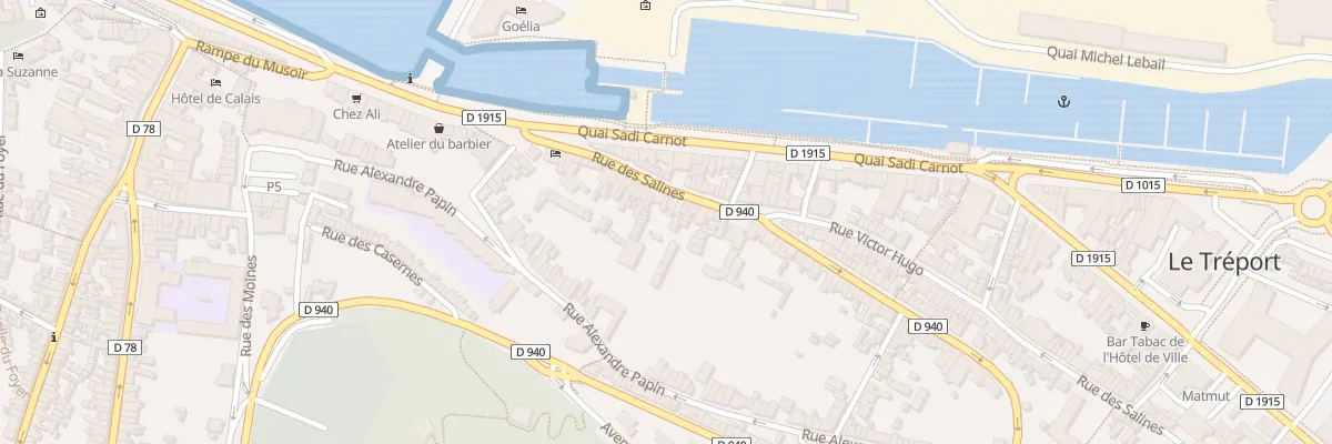 Plan du 38B Rue du Docteur Pépin au Tréport
