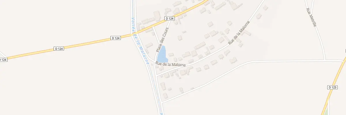 Plan du 26 Rue de la Malorne à Ermenonville-la-Grande