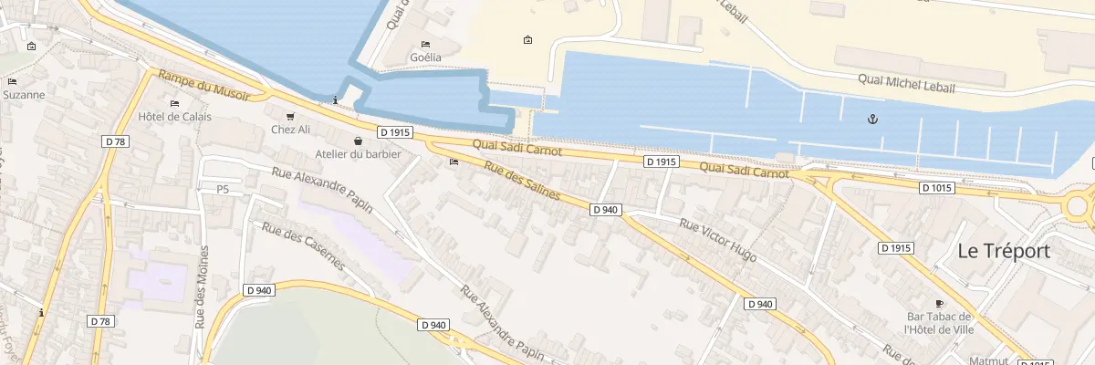 Plan du 13 Rue du Docteur Pépin au Tréport
