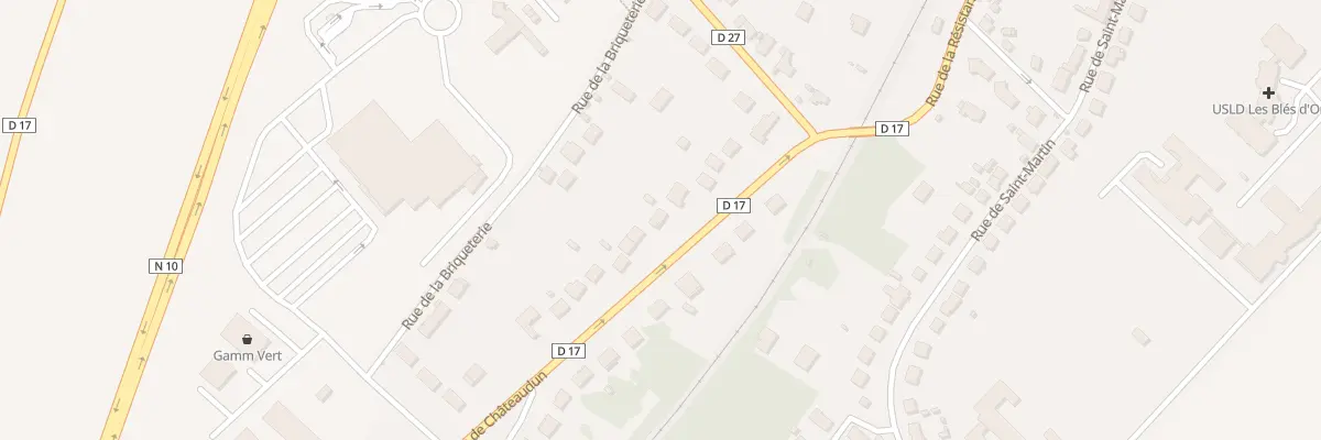 Plan du 10 Rue de Châteaudun à Bonneval